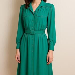 Vintage 80s andrea gayle Kelly green